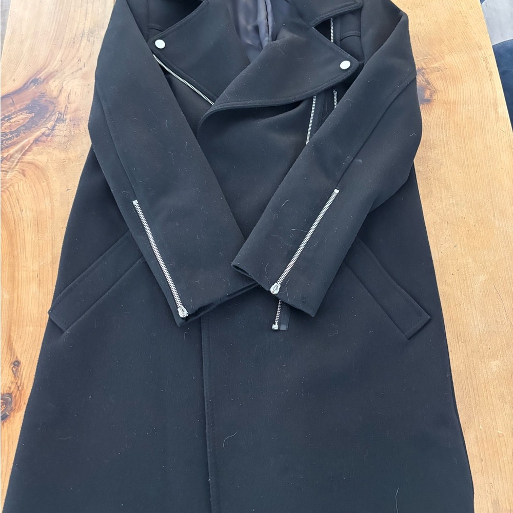 Zara Black Pea Coat